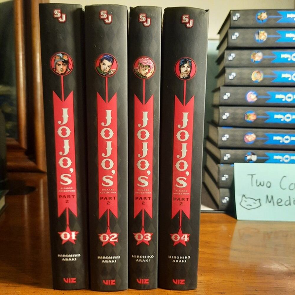 Jojo's Bizarre Adventure Part 2 Vol. 1-4 Battle Tendency Official English Manga